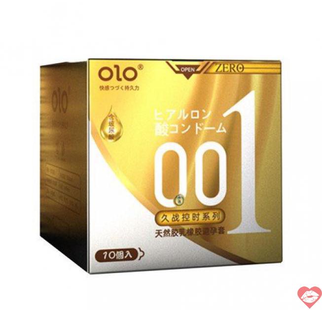  Đại lý Bao cao su OLO 0.01 Zero Vàng - Siêu mỏng gân và hạt - Hộp 10 cái  loại tốt