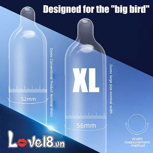  Phân phối Bao cao su Durex Extra Large size XL chính hãng