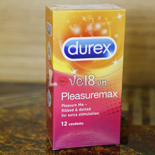  Nhập sỉ Bao Cao Su Gân Gai Durex Pleasuremax Hộp 12 Cái – Chính Hãng hàng mới về