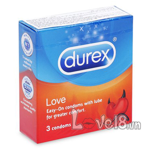  Nhập sỉ Bao Cao Su Nhiều Chất Bôi Trơn Durex Love – chính hãng