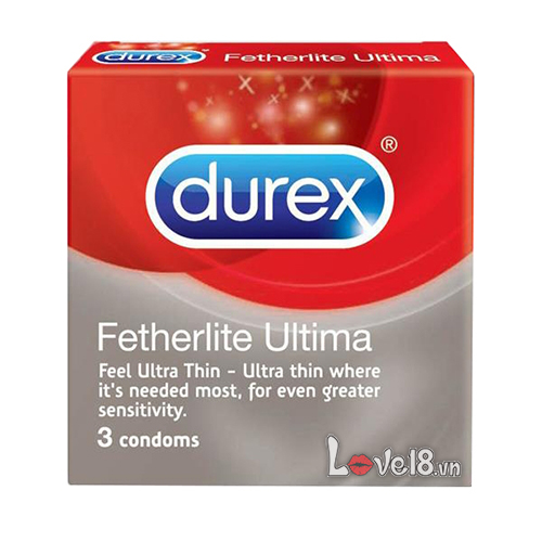  Cửa hàng bán Bao Cao Su Siêu Mỏng Durex Fetherlite Ultima Hộp 3 Cái giá rẻ